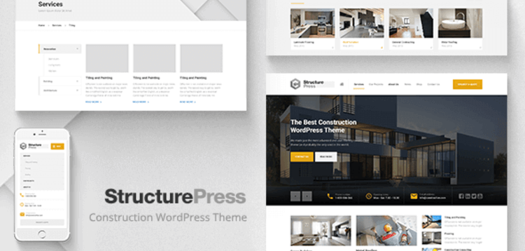 Item cover for download STRUCTUREPRESS – CONSTRUCTION BUILDING WP THEME