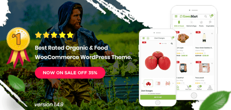 Item cover for download GreenMart – Organic & Food WooCommerce WordPress Theme