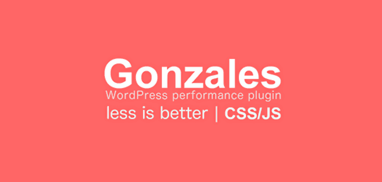 Item cover for download GONZALES – WORDPRESS PERFORMANCE PLUGIN