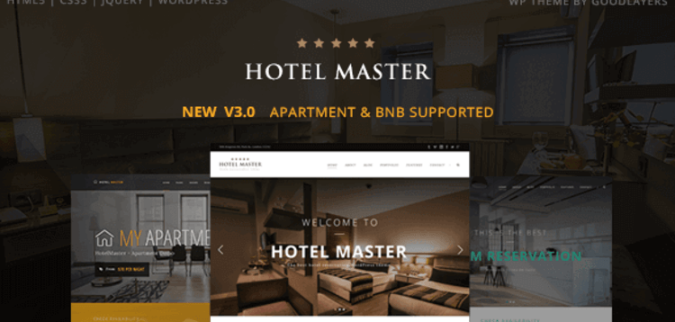 Item cover for download HOTEL MASTER – HOTEL  HOSTEL BOOKING WORDPRESS THEME