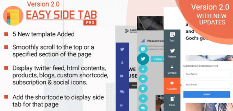Item cover for download Easy Side Tab Pro - Responsive Floating Tab Plugin For Wordpress