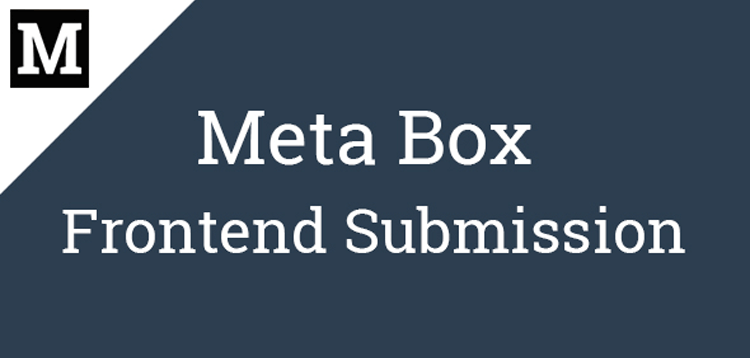 Item cover for download Meta Box Frontend Submission