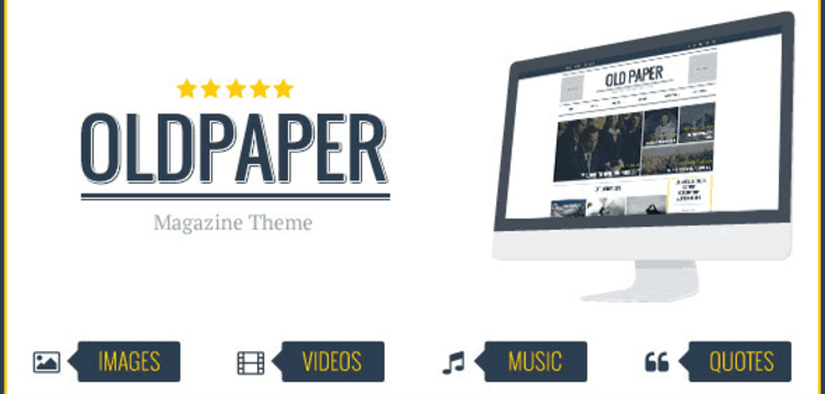 Item cover for download OLDPAPER – ULTIMATE MAGAZINE  BLOG THEME