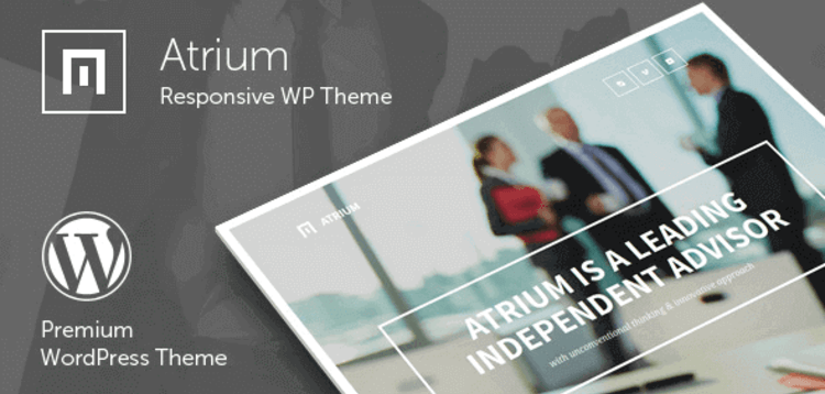 Item cover for download ATRIUM – RESPONSIVE ONE PAGE WORDPRESS THEME