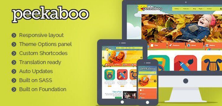 Item cover for download PEKABOO FOR WORDPRESS – CHILDREN THEME TEMPLATE