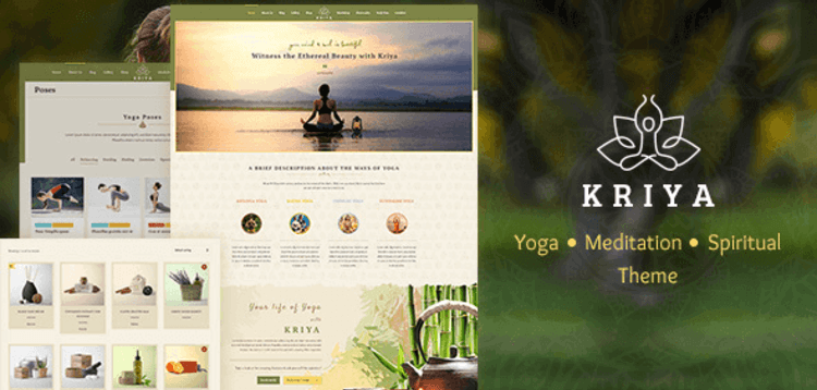 Item cover for download Kriya Yoga – Health & Yoga WordPress Theme