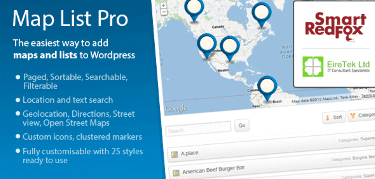 Item cover for download MAP LIST PRO – GOOGLE MAPS  LOCATION DIRECTORIES