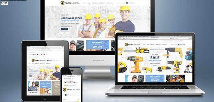 Item cover for download 456 INDUSTRY – REPAIR TOOLS SHOP  CONSTRUCTION BUILDING RENOVATION WP THEME