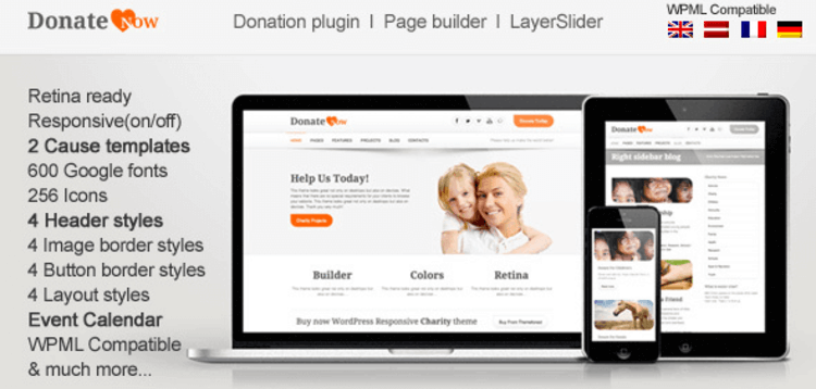 Item cover for download DONATENOW – WORDPRESS THEME FOR CHARITY
