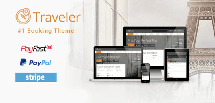 Item cover for download Traveler – Travel Tour Booking WordPress Theme