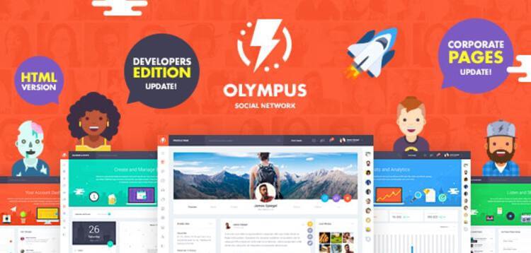 Item cover for download Olympus - Powerful BuddyPress Theme for Social Networking