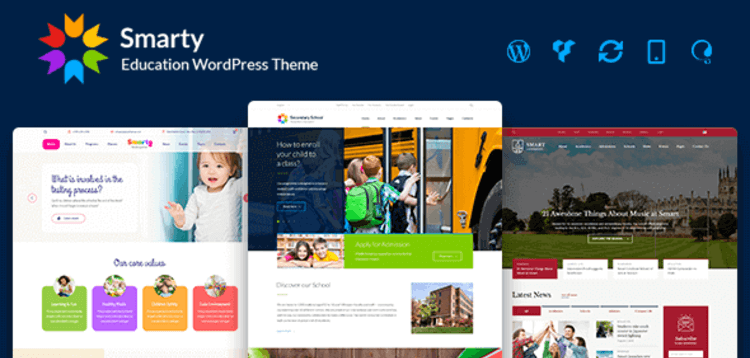Item cover for download SMARTY – KINDERGARTEN SCHOOL UNIVERSITY COLLEGE LEARNING & EDUCATION WORDPRESS THEME