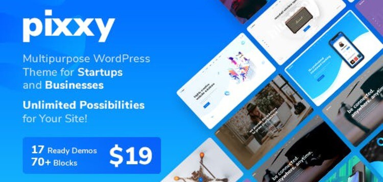 Item cover for download PIXXY - APP, SOFTWARE  SAAS STARTUP WORDPRESS