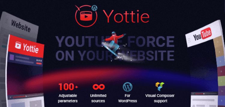 Item cover for download YOTTIE – YOUTUBE CHANNEL WORDPRESS PLUGIN