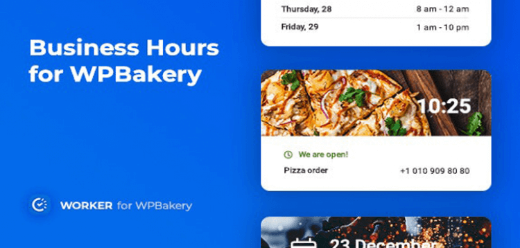 Item cover for download Business Hours for WPBakery – Worker addon