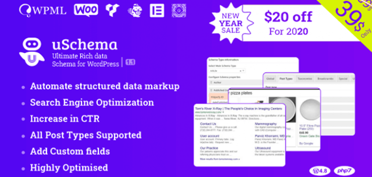 Item cover for download uSchema - Ultimate Rich Data Schema for WordPress