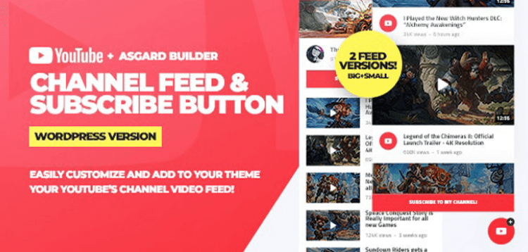 Channel feed
