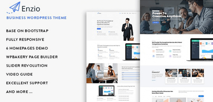 Item cover for download Enzio - Responsive Business WordPress Theme