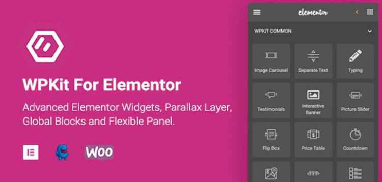 Item cover for download WPKit For Elementor | Advanced Elementor Widgets Collection  Parallax Layer