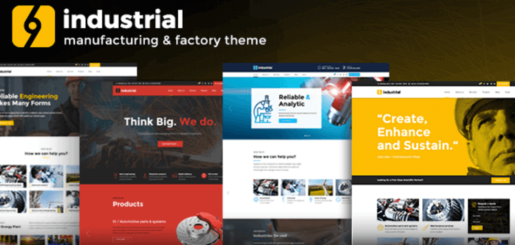 Item cover for download Industrial – Industry & Factory WordPress Theme
