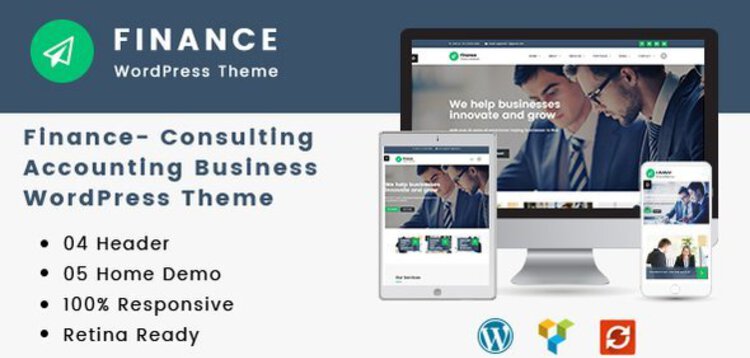 Item cover for download FINANCE - CONSULTING, ACCOUNTING WORDPRESS THEME