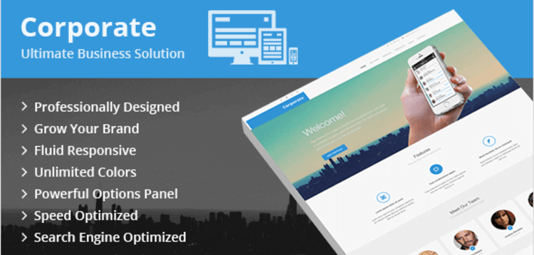 Item cover for download CORPORATE – ULTIMATE BUSINESS WORDPRESS THEME