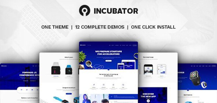 Item cover for download INCUBATOR - WORDPRESS STARTUP BUSINESS THEME