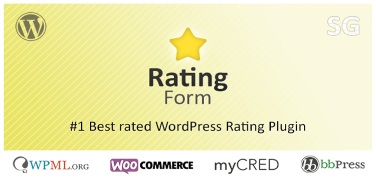 Item cover for download Rating Form - BEST RATED WORDPRESS RATING PLUGIN