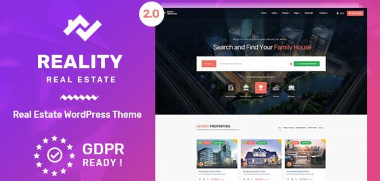 Item cover for download Reality | Real Estate WordPress Theme