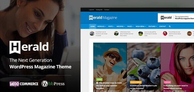 Item cover for download Herald - News Portal & Magazine WordPress Theme