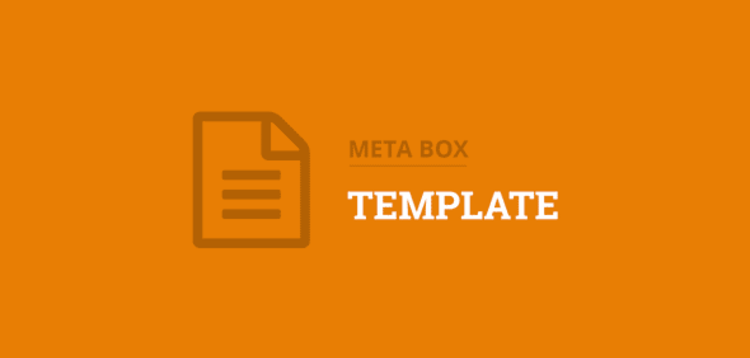 Item cover for download Meta Box Template
