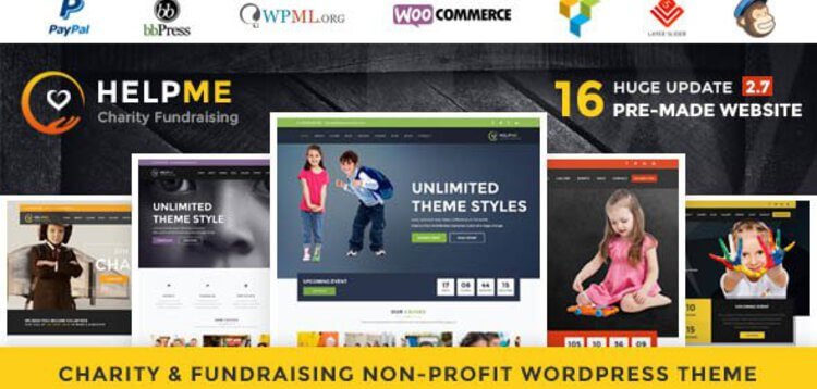 Item cover for download HELPME - NONPROFIT CHARITY WORDPRESS THEME