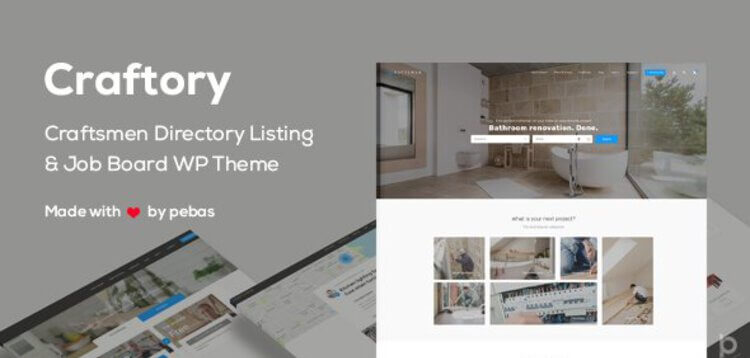 Item cover for download CRAFTORY - DIRECTORY LISTING JOB BOARD WORDPRESS THEME
