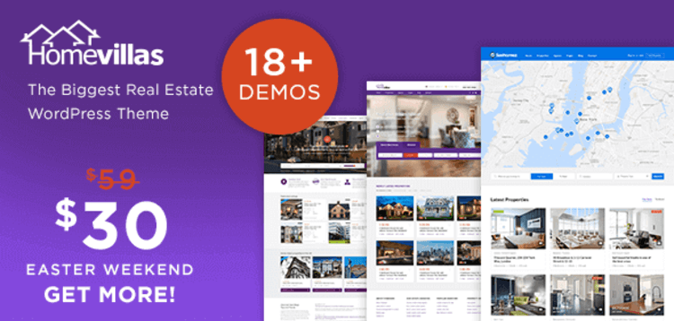 Item cover for download HOME VILLAS – REAL ESTATE WORDPRESS THEME