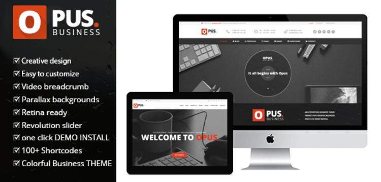 Item cover for download OPUS BUSINESS - MULTIPURPOSE BUSINESS WORDPRESS THEME