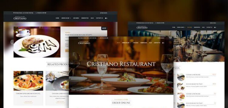 Item cover for download CRISTIANO RESTAURANT - CAFE  RESTAURANT WORDPRESS WOOCOMMERCE THEME