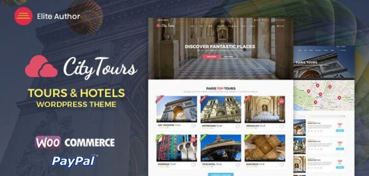 Item cover for download CITYTOURS - HOTEL  TOUR BOOKING WORDPRESS THEME