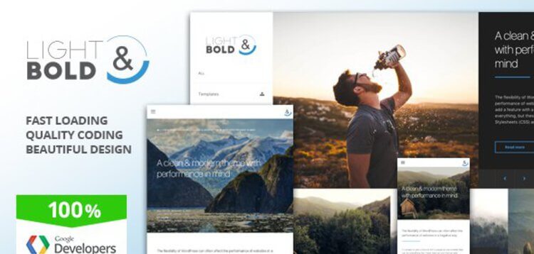 Item cover for download LIGHT  BOLD - SPEED-FOCUSED WORDPRESS THEME
