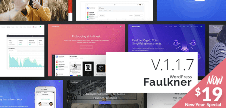 Item cover for download FAULKNER - RESPONSIVE MULTIUSE WORDPRESS THEME FOR COMPANIES AND FREELANCERS