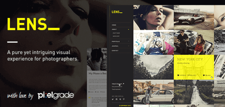 Item cover for download LENS – AN ENJOYABLE PHOTOGRAPHY WORDPRESS THEME