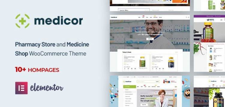 Item cover for download MEDICOR - MEDICAL CLINIC  PHARMACY WOOCOMMERCE WORDPRESS THEME