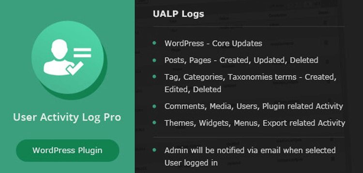 Item cover for download User Activity Log PRO for WordPress