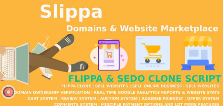 Item cover for download Slippa - Domains  Website Marketplace PHP Script