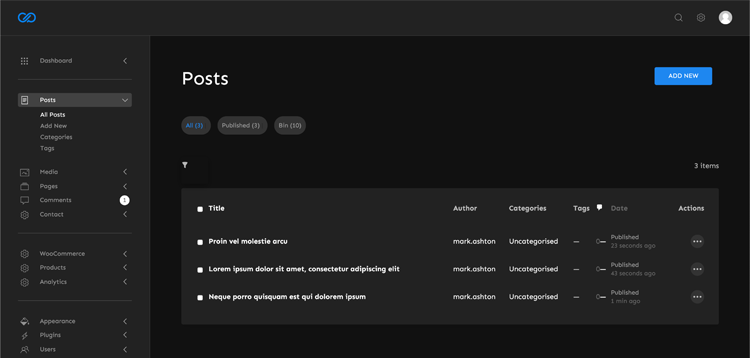 Item cover for download Admin 2020 Modern WordPress Dashboard Theme