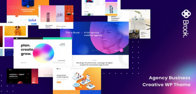 Item cover for download Brook - Agency Business Creative WordPress Theme