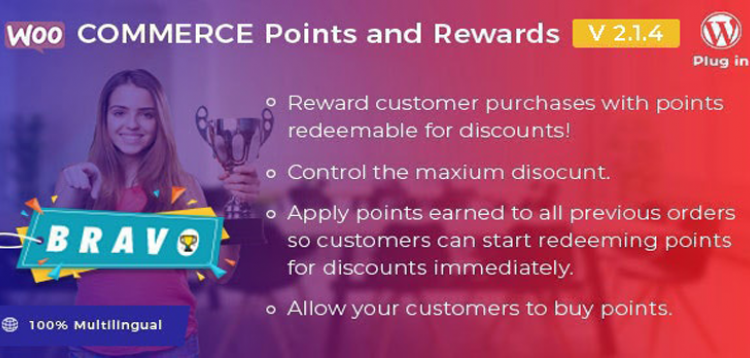 Item cover for download Bravo - WooCommerce Points and Rewards - WordPress Plugin