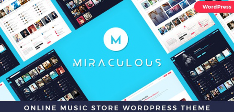 Item cover for download Miraculous - Multi Vendor Online Music Store WordPress Theme