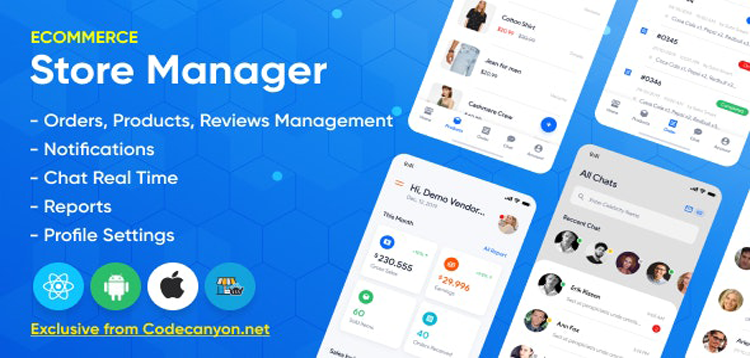 Item cover for download Store Manager - React Native Application for Wordpress Woocomerce