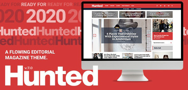 Item cover for download Hunted - A Flowing Editorial Magazine Theme