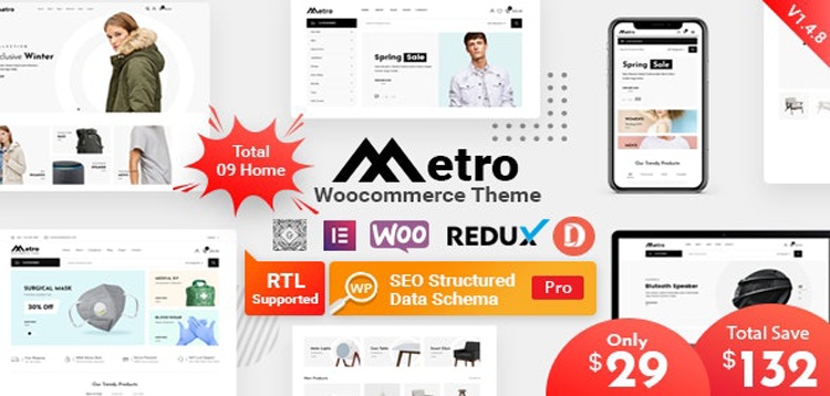 Item cover for download Metro – Minimal WooCommerce WordPress Theme